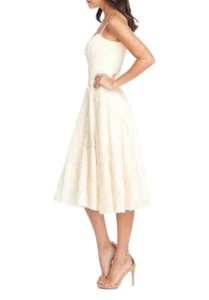 Vestido Flora Lentejuelas Ajuste y Acampanado VESTIDO LA POBLACIÓN - Imagen 1 de 2