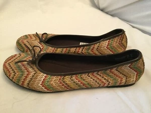 Womens Predictions slip on shoes size 6.5, multi-colors, tan, round toe - Picture 1 of 7