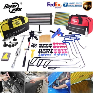 110x Car Paintless Dent Puller Lifter Glue Gun Tool Kit Repair Removal Hail Tabs - Picture 1 of 29