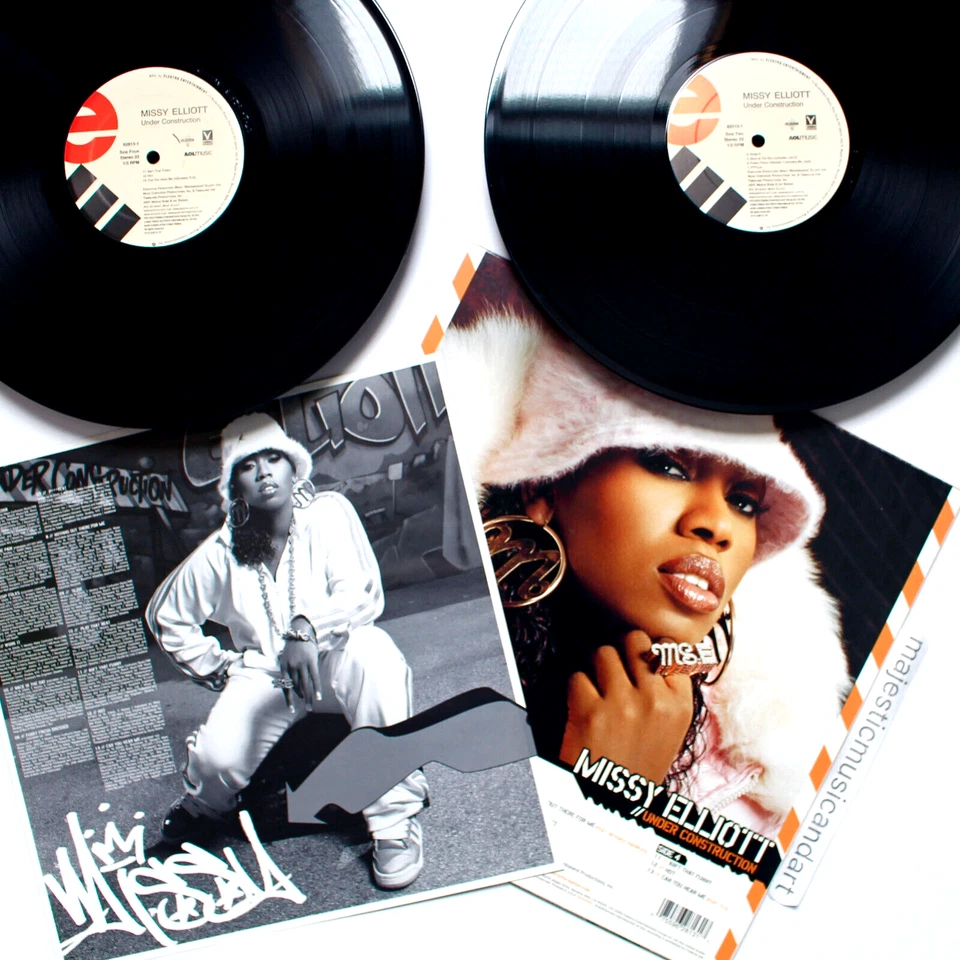 MISSY ELLIOTT 2002 OG UNDER CONSTRUCTION VINYL 2 LP WORK IT BACKINTHEDAY JAY Z - Image 1 of 4