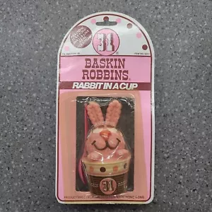 BASKIN ROBBINS RABBIT IN A CUP ICE CREAM PLAY FOOD TOY 1987 Rare NIP NOS HTF - Picture 1 of 7