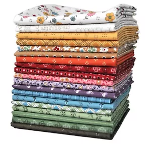 Autumn 20 Fat Quarters Bundle by Lori Holt for Riley Blake, 5 yards total - Picture 1 of 3