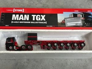 Remolque de lastre WSI 1:50 Mammoet MAN TGX 6x4 + 6 ejes + contenedor de 10 ft - Imagen 1 de 5