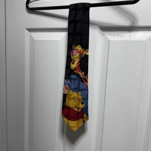 Vintage Disney Tie Necktie Winnie The Pooh Tigger Eeyore - Picture 1 of 9