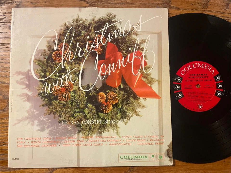 Ray Conniff / Christmas With Conniff LP Columbia 6 Eye Mono Holiday VG- - Image 1 of 4
