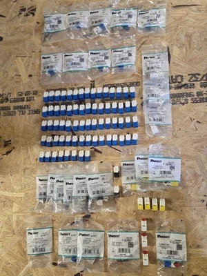 Panduit cat6 jacks - multiple colors, Giga-TX6+ TG style termination - Image 1 of 4