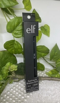 e.l.f. Eyeliner & Shadow Stick Black Smoke schwarz grau Duo Liner 0,30g - Bild 1 von 3