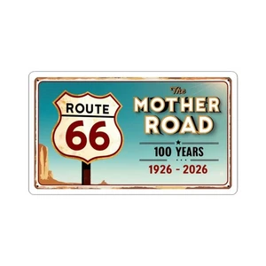 Aufkleber 100 Jahre Route 66 - Bild 1 von 6