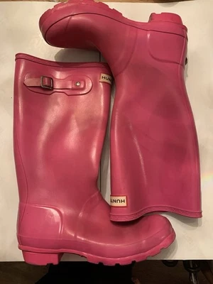 Hunter Botas de Lluvia Altas Rosa Mujer 6 o 37 Foto 1 de 4