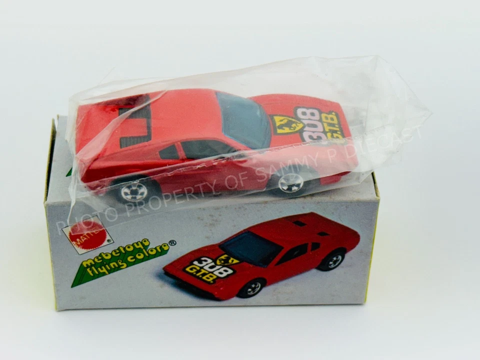 Hot Wheels MEBETOYS Blackwall RACEBAIT 308 Ferrari Flying Colors NEW in BOX !!! - Image 1 of 4