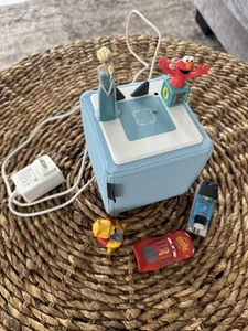 Toniebox Audio Player Bundle Blue w/ Charger, 5 Tonies Disney Elsa Elmo Poo Cars - Picture 1 of 6