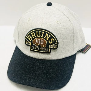 American Needle Boston Bruins Centennial Archive 2-Tone Hat Cap Adjustable Gray - Picture 1 of 5