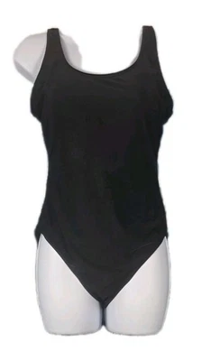 Nicole Miller One Piece Women's Bathing Suit Swim Suit Medium Black - Image 1 of 2