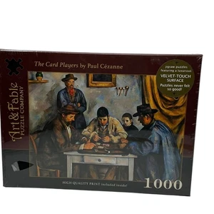 Die Kartenspieler 1000 Teile Puzzle Art & Fable Neu - Bild 1 von 10
