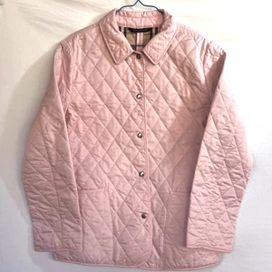 Burberry London Steppjacke Snap Nova Check Pink Größe M Made in ENGLAND - Bild 1 von 22