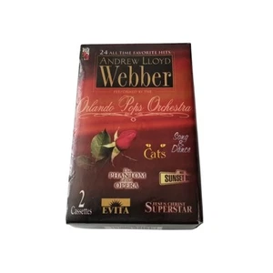 Andrew Lloyd Webber 24 All Time Favorite Hits Double Cassette Madacy 1997 Canada - Picture 1 of 11