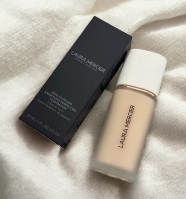 Laura Mercier Real Flawless Foundation 1oz 1C2 Chiffon New & Authentic - Image 1 of 4