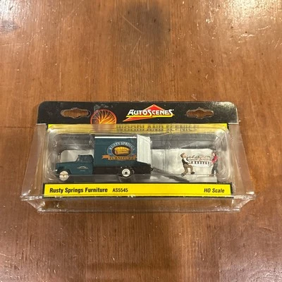 HO Scale Woodland Scenics AutoScenes AS5545 Rusty Springs Furniture Movers Truck - Image 1 of 4