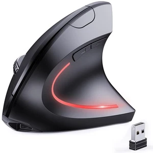 Bluetooth and 2.4G (2-in-1) Rechargeable Wireless Mouse, Ergonomic Vertical D... - Picture 1 of 7
