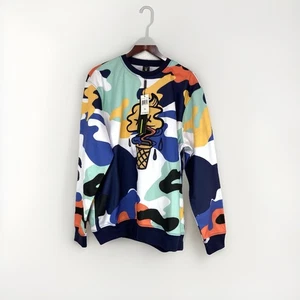 Maglione Screenshotbrand Uomo Urban Hip Hop Premium Pile Activewear Street NUOVO - Foto 1 di 10