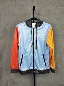 UFC Focus Fuels Champions Jacket Multicolored Hood Front Pockets Men’s Sz S NWOT - Picture 1 of 10