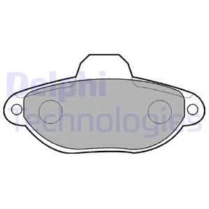 DELPHI Bremsbeläge Bremsbelegsatz vorne für Fiat 500 Panda Lancia Y Y10 - Bild 1 von 1