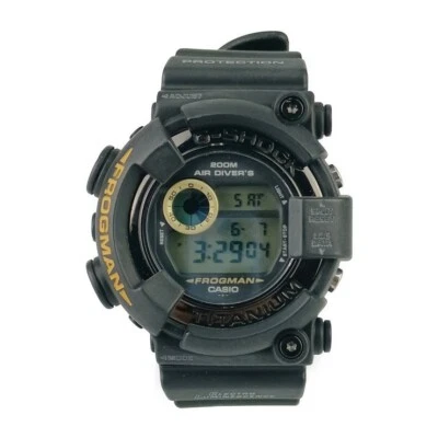 Casio Watch G-SHOCK Men in Black Frogman DW-8200BM-1T Black Resin Titanium Men's - Image 1 of 4