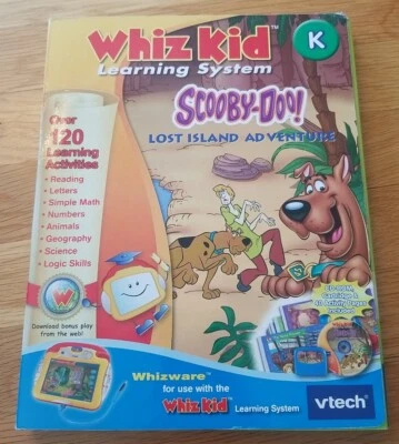 NEW Whiz Kid Learning System V-Tech K Scooby-Doo Lost Island Adventure  - Image 1 of 4