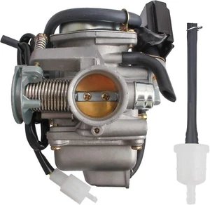 24mm Carb Carburetor For 110 125 150CC Moped GY6 ATV Go Kart Roketa SUNL Scooter - Bild 1 von 8