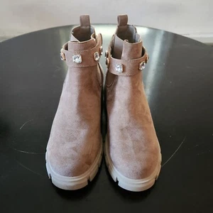 Botas gruesas Pierre Dumas tostadas para mujer talla 8,5 - Imagen 1 de 5