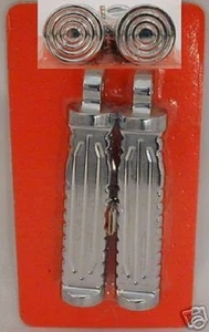 FOR HARLEY LEGENDS Target BALL MILL Front or Rear Foot PEG SET - Picture 1 of 1