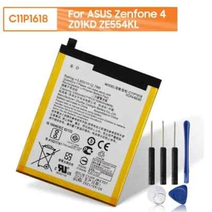 Batterie téléphone de remplacement C11P1618 pour ASUS Zenfone 4 Z01KD ZE554KL 3150mAh - Photo 1 sur 6