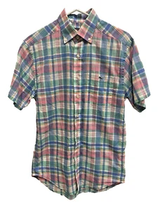 Vineyard Vines Shirt Mens XS Extra Small Pink plaid Tucker Preppy Casual - Picture 1 of 5