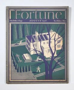 Fortune Magazine August 1936 Vol XIV Number 2 - Bild 1 von 7