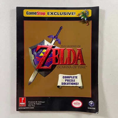 Legend of Zelda Ocarina of Time Nintendo Gamecube Prima Game GameStop Excl Guide - Image 1 of 4