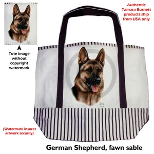 Canvas Tote - Fawn Sable German Shepherd - Picture 1 of 1