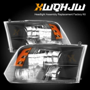 For 2009-2018 Dodge Ram Black Full LED Sequential Tube Quad Projector Headlights - Foto 1 di 12