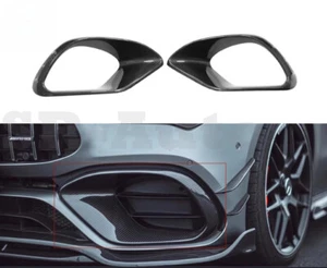 FOR 21-24 Mercedes CLA45S W118 C118 carbon fiber front bar tuyere exterior trim - Picture 1 of 7