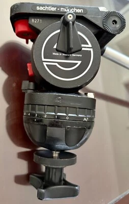 Sachtler 8271 Pro fluid head 7 steps of tilt/drag (likely Panorama 7+7) - Image 1 of 4