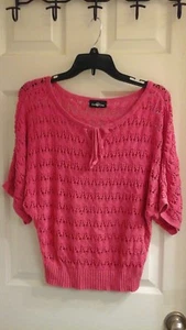 It's Our Time Pullover Damengröße Small Strickkimono, Kurzarm, rosa gebraucht, in einwandfreiem Zustand  - Bild 1 von 3