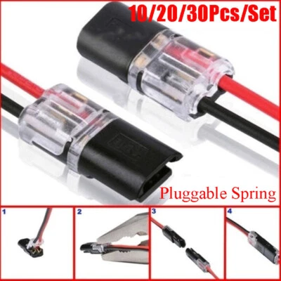 Quick Splice Scotch Lock Electric Wire Cable Connectors Terminals Crimp Blocks - Image 1 of 4