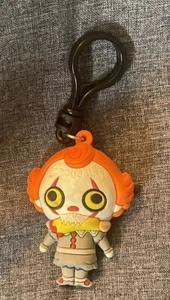 IT The Movie Pennywise 3d Foam Figural Key Chain/ Backpack  Clown Horror - Picture 1 of 3