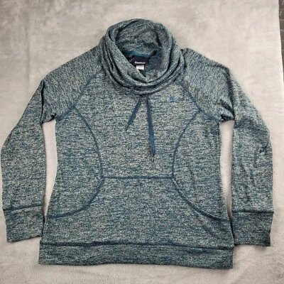 Suéter Pullover Para Mujer Reebok Azul Cuello Capucha Tejido Talla XL Foto 1 de 4