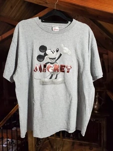 Disney Mickey Mouse T-Shirt Herren XL Unisex Damen Tee XL entspricht grau - Bild 1 von 12