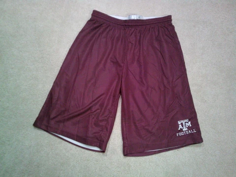 Texas A&M Aggies Football Shorts Youth XL Extra Large Maroon Cover
