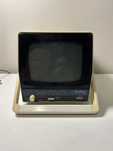 Vintage QUASAR 5” Portable TV, UHF/VHF AM/FM Radio Model XP1475XH TESTED! - Picture 1 of 10