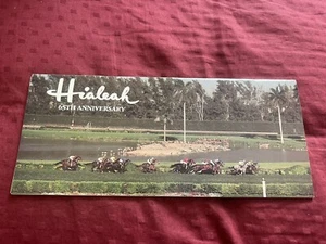1989 Hialeah Park Pferderennen Programm Rennbahn Rennbahn Vollblut - Bild 1 von 7