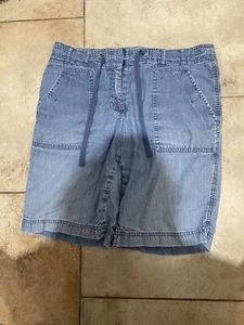 Lady’s Shorts Blue Charter Club Classic Fit Pre Owned - Picture 1 of 9