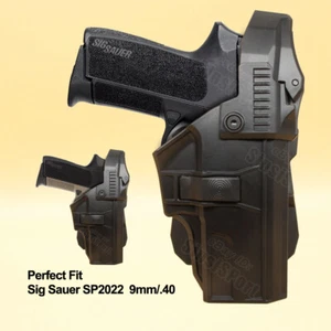 Police Duty Holster For Sig Sauer SP2022 full size 9mm SP 2022 Holster Level 3 - Picture 1 of 7