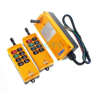 12V-415V 8 Channels 2 transmitters 1 Speed Hoist Crane Radio Remote Controller - Picture 1 of 2